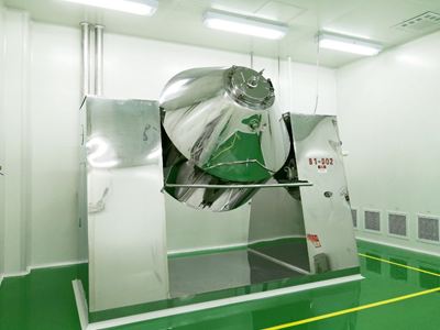 Double cone rotary vacuum dryer